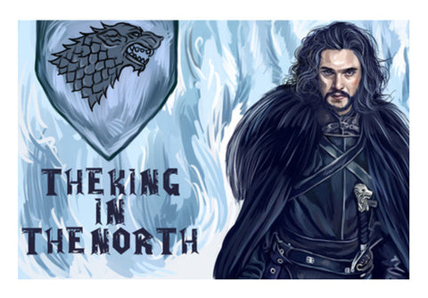 the king in the north Wall Art