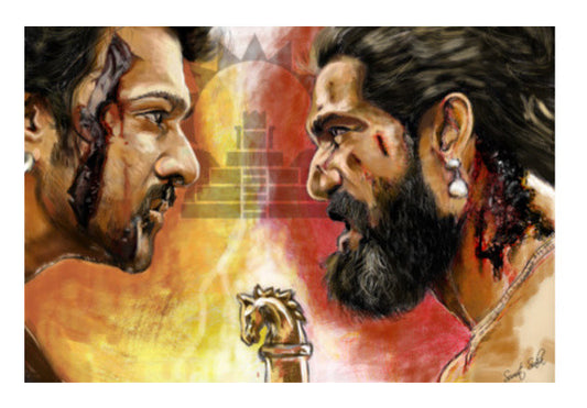 Baahubali Rage Art PosterGully Specials