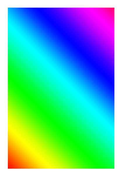 Rainbow gradient Wall Art