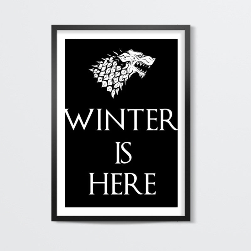 WINTER IS HERE Wall Art