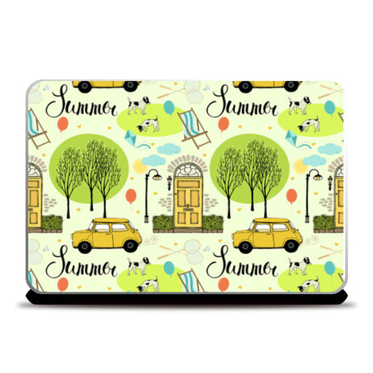 Four seasons Set of four seamless  Laptop Skins