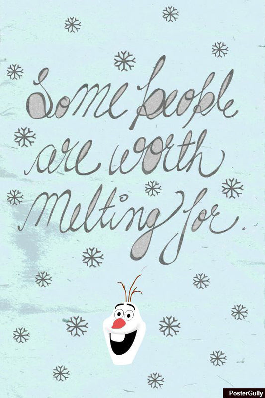 Wall Art, Olaf Qoute #Frozen Artwork