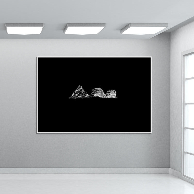 Ice-waves Wall Art