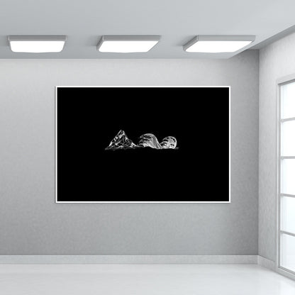 Ice-waves Wall Art