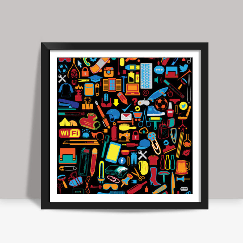 All Things Matter ! Square Art Prints