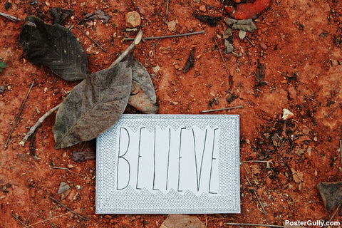 Wall Art, Believe Artwork