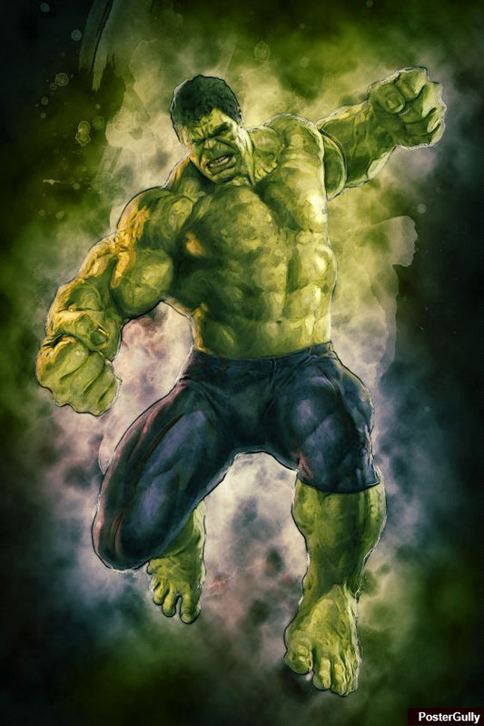 Wall Art, Hulk Avengers Black Artwork