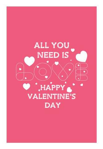 PosterGully Specials, All you need is love with valentines Wall Art