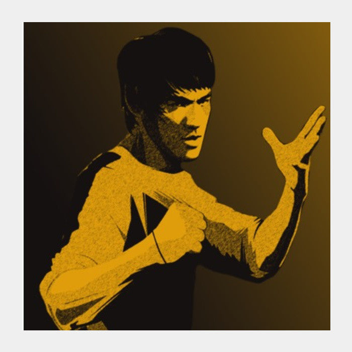 Square Art Prints, bruce lee Square Art Prints