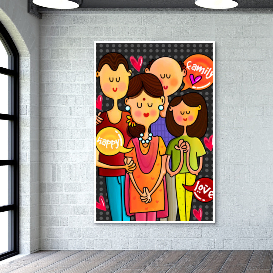 Happy Family Wall Art