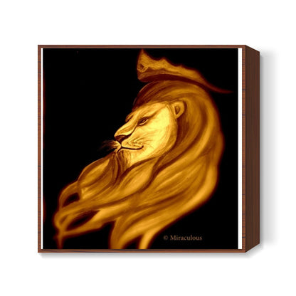 The King | Leo Square Art Prints