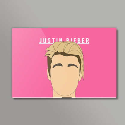 Justin Bieber | Portrait minimal Wall Art