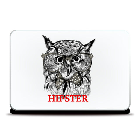 Hispter owl Laptop Skins