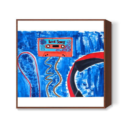 Music on my Mind Square Art Prints