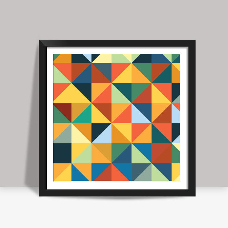 Colors & Patterns Square Art Prints