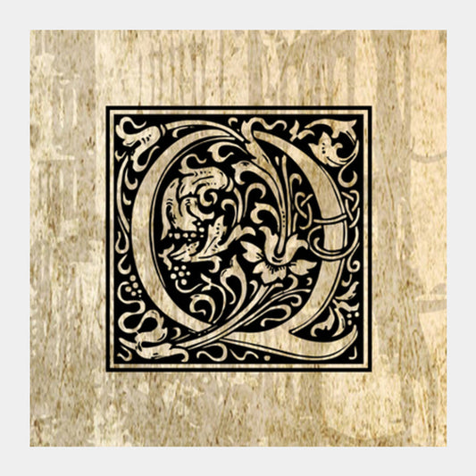 Ornate Q Square Art Prints