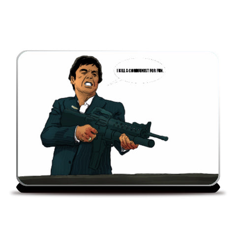 Laptop Skins, I Kill a Communist for Fun Laptop Skin | Hitender Singh, - PosterGully
