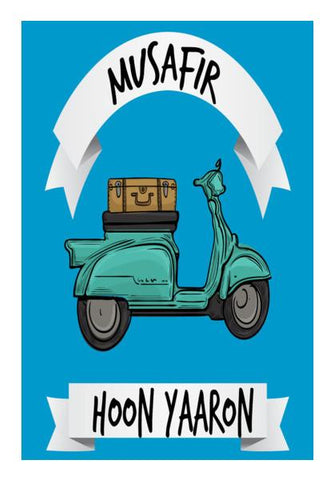 PosterGully Specials, Musafir Hoon Yaroon - Wanderer Wall Art