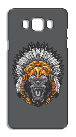 Gorilla Wearing Aztec Headdress Samsung Galaxy J7 2016 Cases