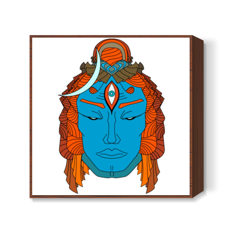 Urban Shiva Square Art Prints