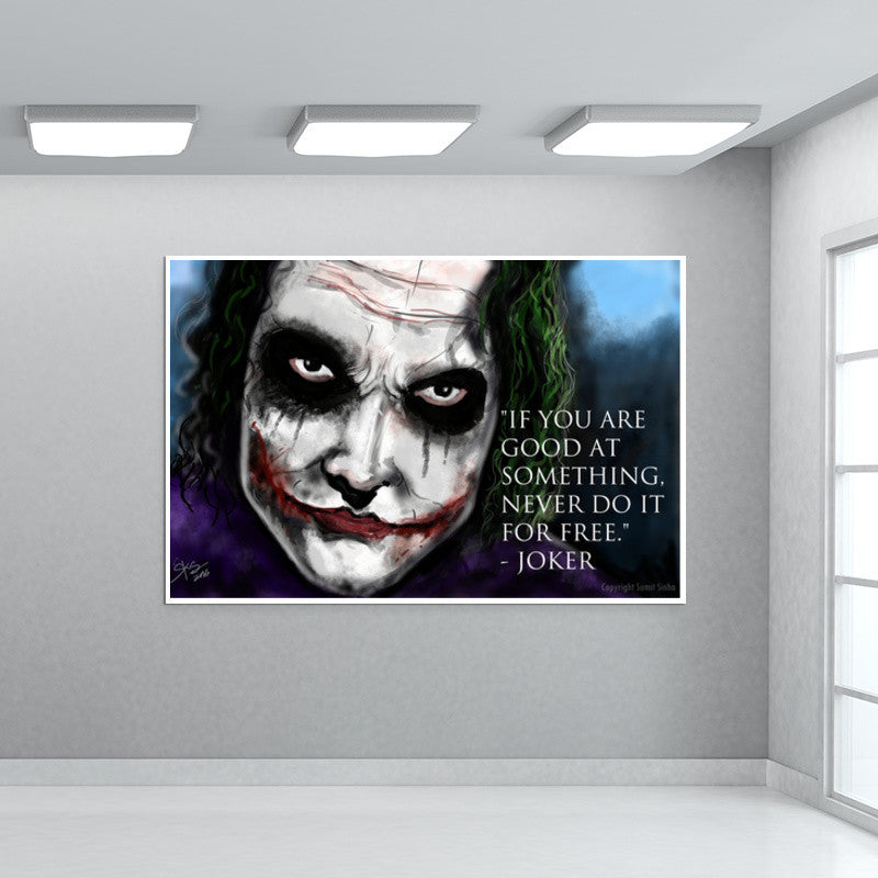 Jokers Advice Wall Art