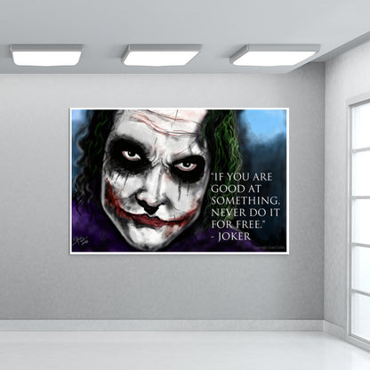 Jokers Advice Wall Art