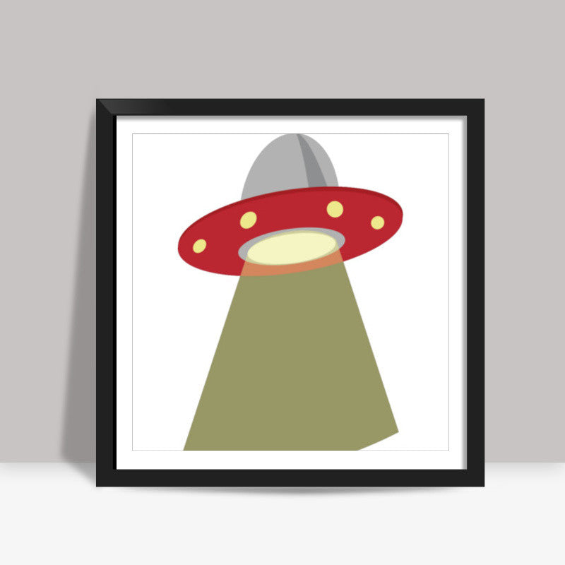 Spaceship Square Art Prints