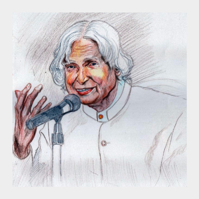 Square Art Prints, Sir APJ Abdul Kalam tribute Art Prints