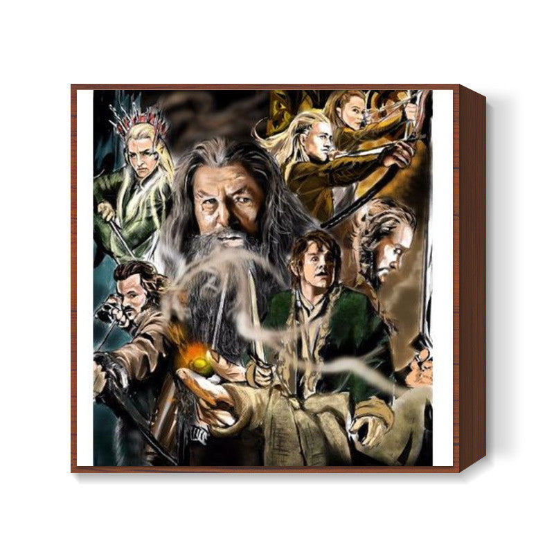 The Hobbit Square Art Prints