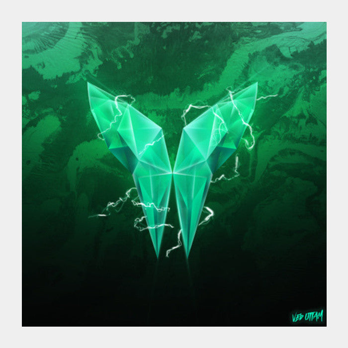 THE BUTTERFLY EFFECT Square Art Prints