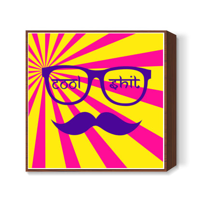 Cool Shit : Retro style Square Art Prints