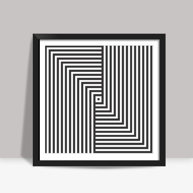 Line Trip Square Art Prints