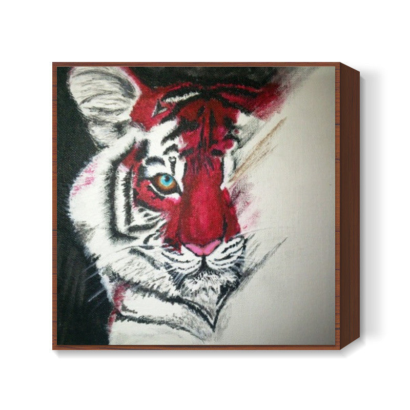 Save The Tiger  Square Art Prints