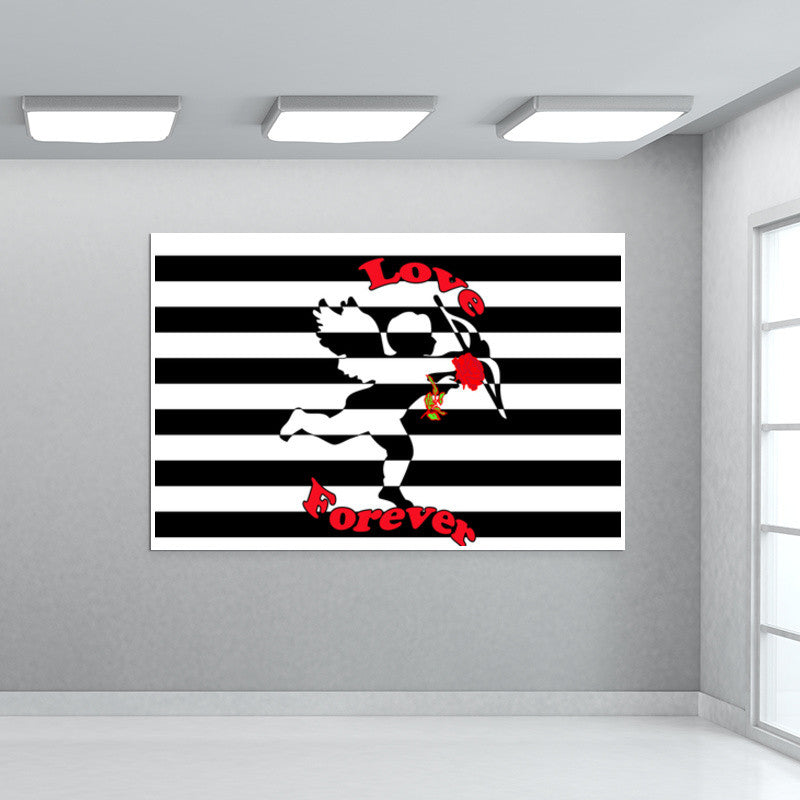 3D Love Cupid!!..Love Forever Wall Art