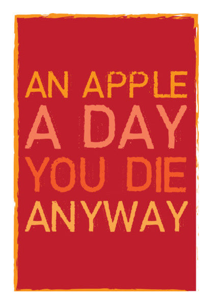 An Apple A Day ! Wall Art