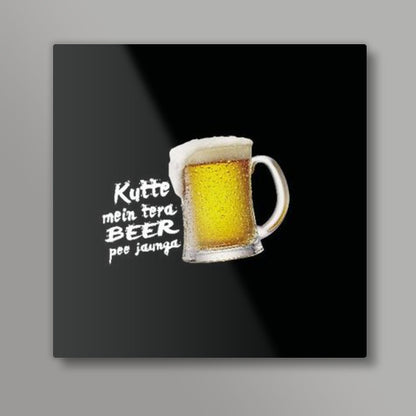 Beer pe jaunga- Square Art print