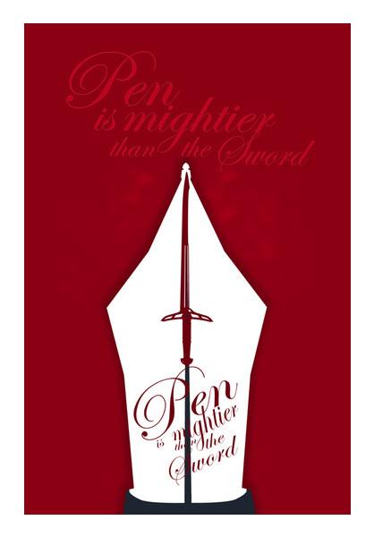 PosterGully Specials, Pen and Sword Wall Art