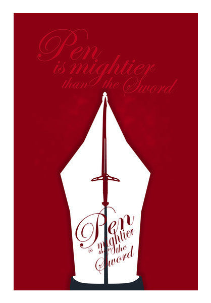 Wall Art, Pen and Sword Wall Art