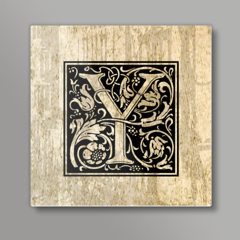 Ornate Y Square Art Prints
