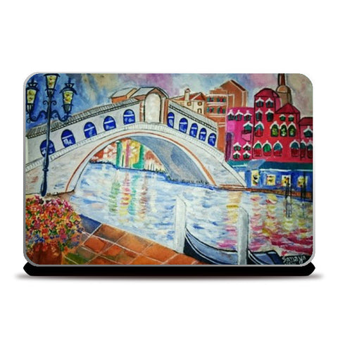 Rialto Bridge-Beautiful Venice  Laptop Skins
