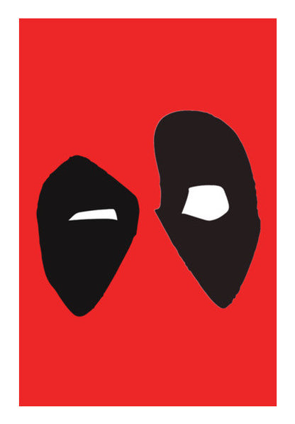 Wall Art, Deadpool Minimal Design Wall Art