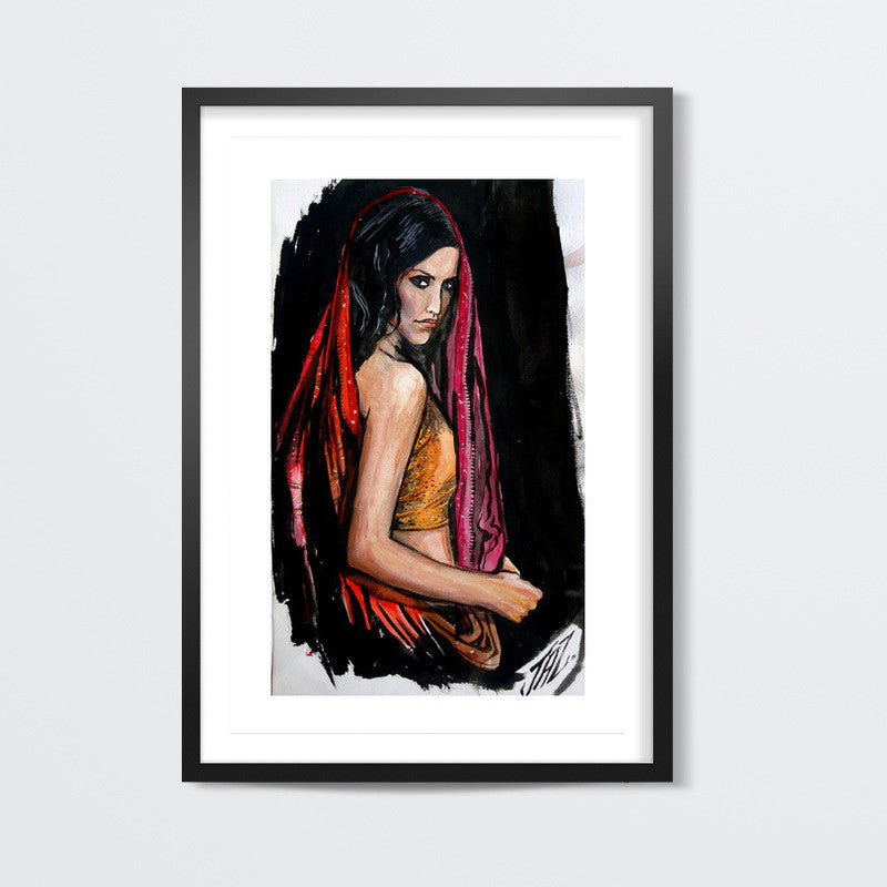 Desi Lady Wall Art