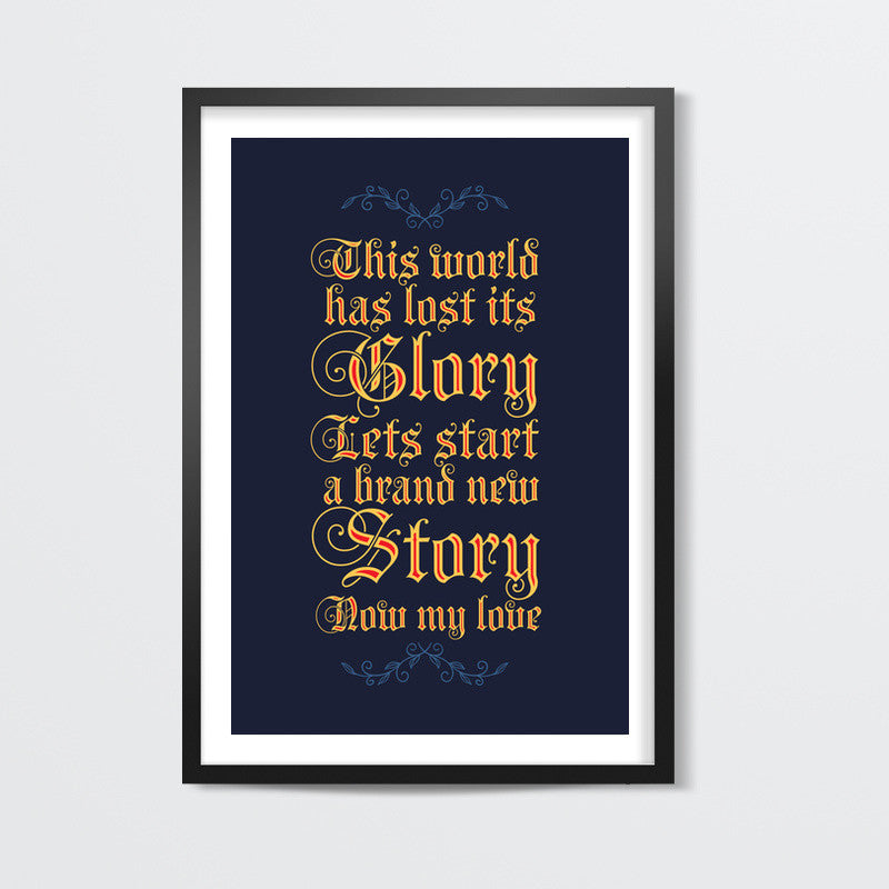 A new story Wall Art