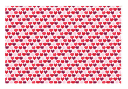 Valentine Seamless Hearts Pattern  Art PosterGully Specials