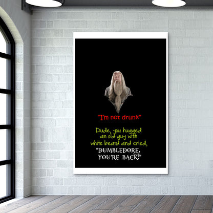 Funny Albus Drunk Wall Art