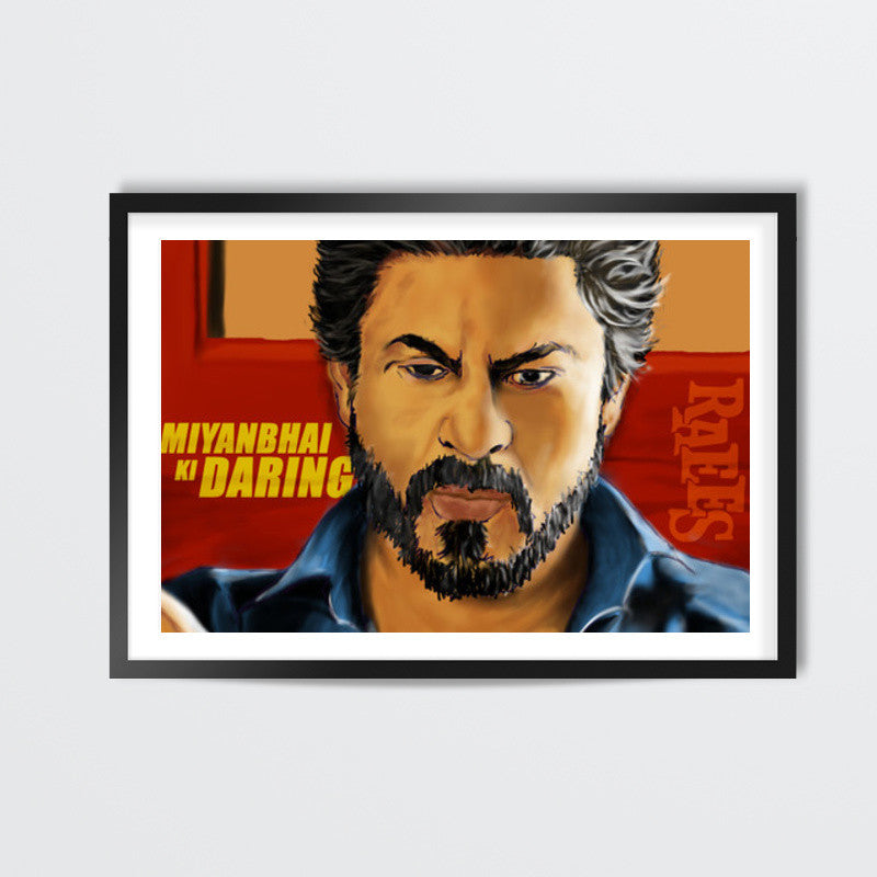 Raees Shah Rukh Khan Artwork Wall Art