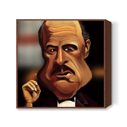 The Godfather | Caricature Square Art Prints