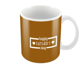 Happy Fathers Day Minimal Art | #Fathers Day Special  Coffee Mugs