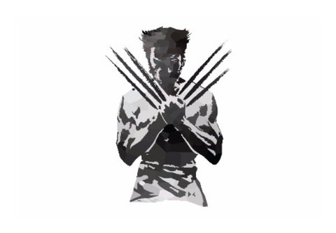 Wall Art, Low Poly Wolverine Wall Art
