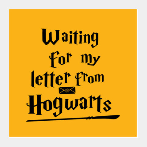 Letter from Hogwarts Square Art Prints